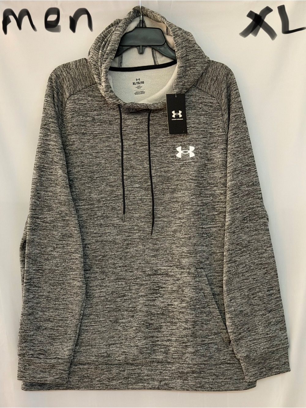 Under Armour Men's Gray Heather Pullover Hoodie